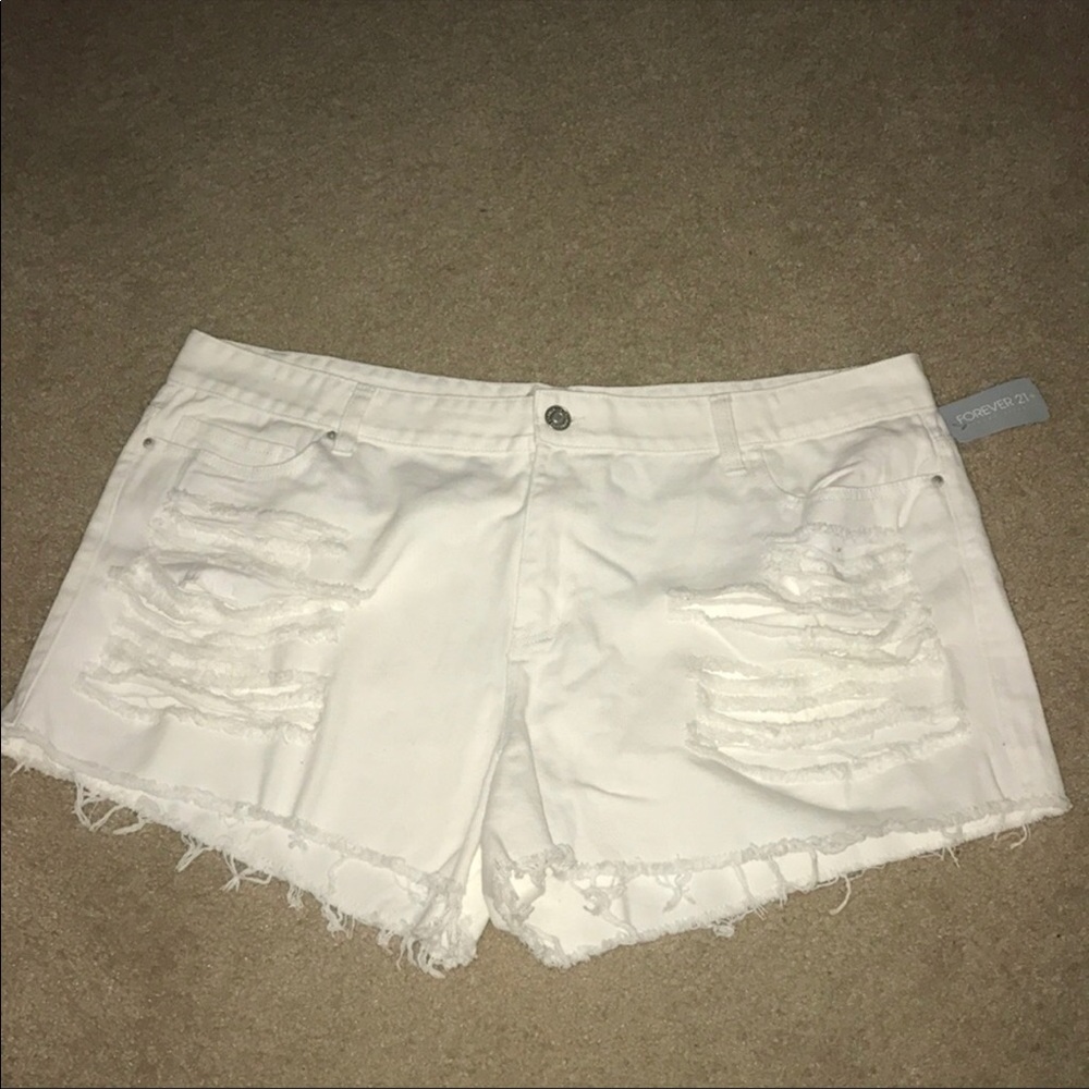 White AND Black Denim Shorts. NEW w Tags